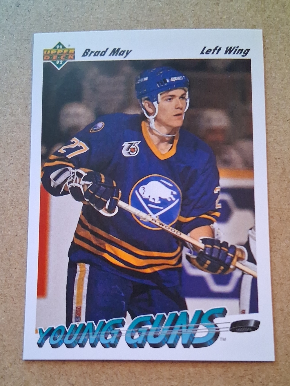 Buffalo Sabres Brad May NHL Hockey Trading Cards Lot